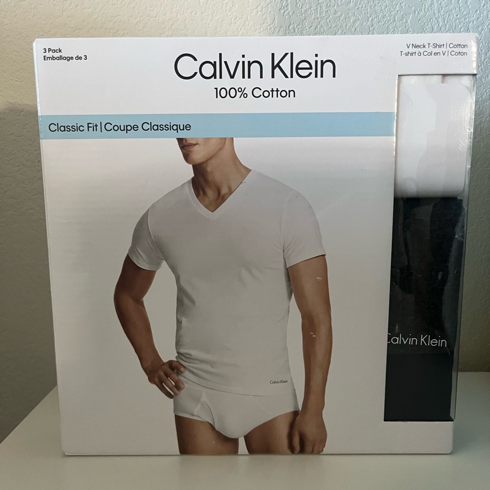 Calvin Klein White Short Sleeve Tee